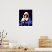 祈りの言葉のヴァージン、1640-50(キャンバス上の油) ポスター (キッチン)