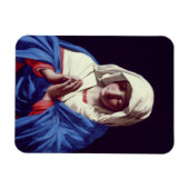 祈りの言葉のヴァージン、1640-50(キャンバス上の油) マグネット (横)