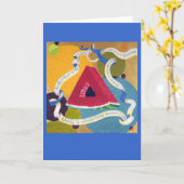 祈りの言葉の三角形カードへの尊敬 カード (黄色い花)