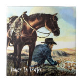 祈りの言葉の力 タイル (正面)