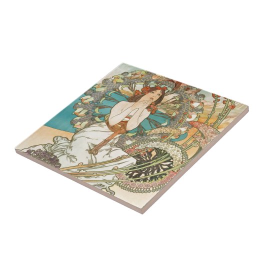 祈りの言葉の娘 タイル (側面)