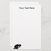 祈りの言葉の戦士レターヘッド 便箋 (正面/裏面)