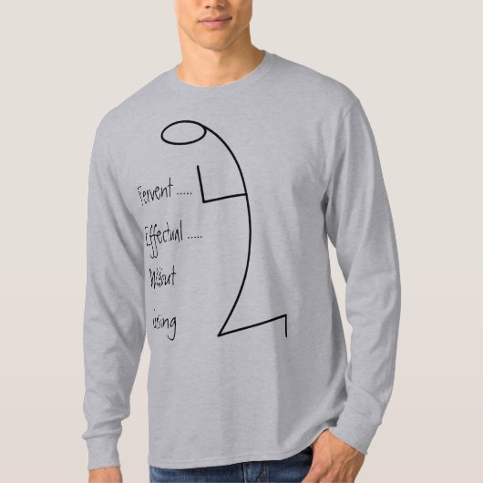 祈りの言葉の戦士 Tシャツ (正面)