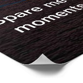 祈りの言葉の火の空のポスター ポスター (角)