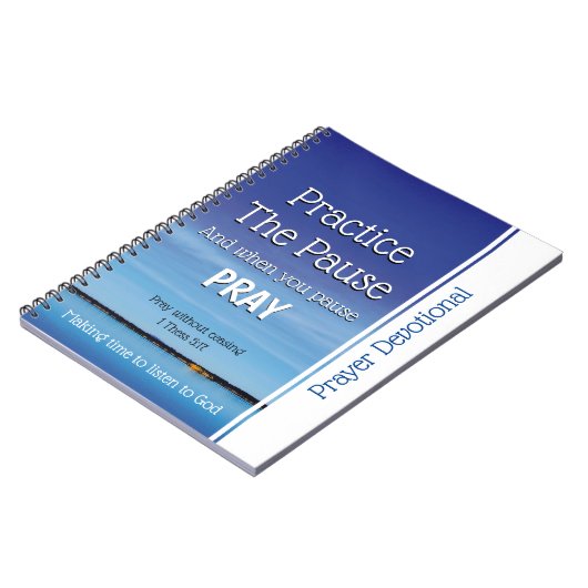 祈りの言葉の献身的な練習一時停止ジャーナル ノートブック (左側)