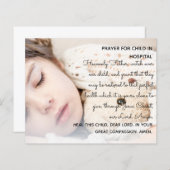 祈りの言葉の病院内の子ども – はがき (正面/裏面)