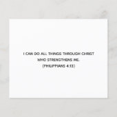 祈りの言葉の病院内の子ども – はがき (裏面)