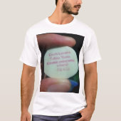 祈りの言葉の聖句 Tシャツ (正面)