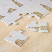 祈りの言葉の間の体の異なった位置からの ジグソーパズル (側面)