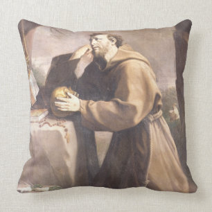 祈りの言葉のAssisiのSt Francis クッション