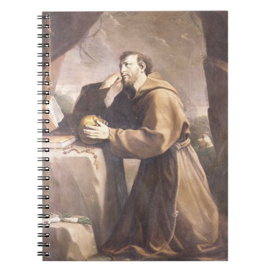 祈りの言葉のAssisiのSt Francis ノートブック (正面)