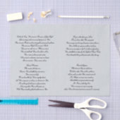 祈りの言葉のDecoupageのキリスト教のティッシュペーパー 薄葉紙 (クラフト)