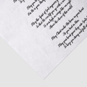 祈りの言葉のDecoupageのティッシュペーパー 薄葉紙 (詳細)