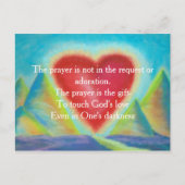 祈りの言葉はがき ポストカード (正面)