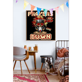 祈りの言葉はキリスト教の信仰を高める ポスター