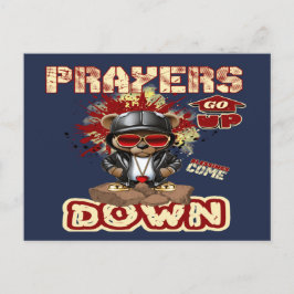 祈りの言葉はキリスト教の信仰を高める ポストカード