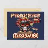 祈りの言葉はキリスト教の信仰を高める ポストカード (正面/裏面)