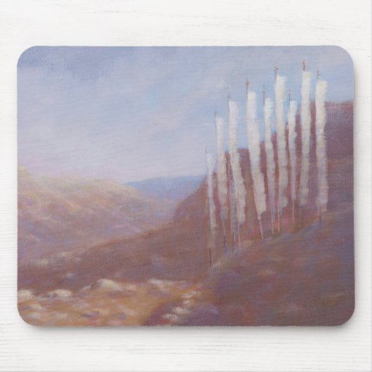 祈りの言葉はブータン2012年に印を付けます マウスパッド (正面)