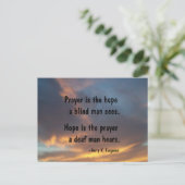 祈りの言葉はホープのポストカード シーズンポストカード (スタンド正面)