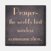 祈りの言葉は世界最高のの無線通信 マグネット (正面)