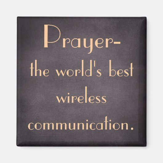 祈りの言葉は世界最高のの無線通信 マグネット (正面)