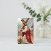 祈りの言葉は十字からの|の破片を梳きます 名刺 (スタンド正面)