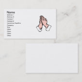 祈りの言葉は名刺を渡します 名刺 (正面/裏面)