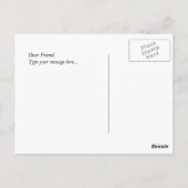 祈りの言葉は山はがきを移動 ポストカード (裏面)