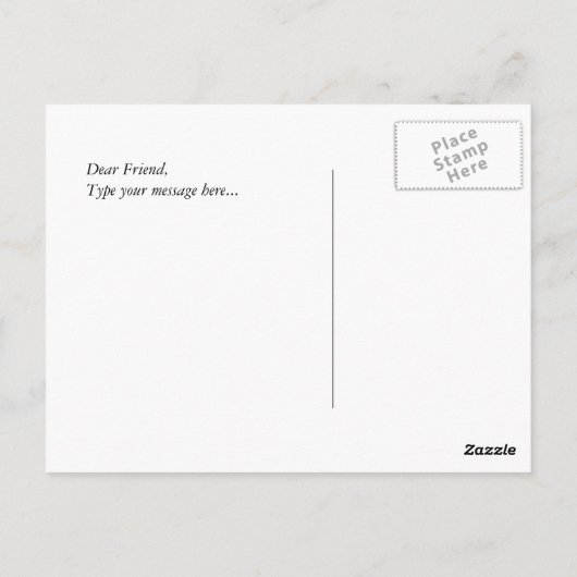 祈りの言葉は山はがきを移動 ポストカード (裏面)