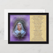 祈りの言葉は悲しみの女神に ポストカード (正面/裏面)