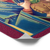 祈りの言葉は永久祈りの言葉の我々の女性に。 ポスター (角)