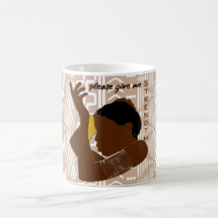 祈りの言葉は私に強さを与えます コーヒーマグカップ
