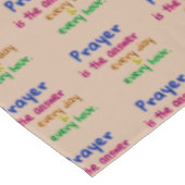 祈りの言葉は答えです テーブルクロス (アングル)