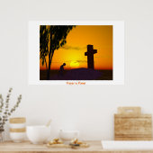 祈りの言葉は電力 ポスター (キッチン)