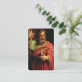 祈りの言葉は|セントポール及び写真01を梳きます 名刺 (スタンド正面)