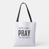 祈りの言葉は？タップマイショルダー トートバッグ (裏面)