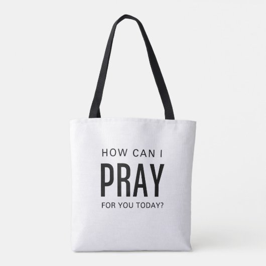 祈りの言葉は？タップマイショルダー トートバッグ (裏面)