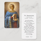 祈りの言葉は| St.アナスタシアを梳きます 名刺 (正面/裏面)