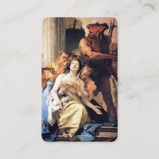 祈りの言葉は| St Agatha 1を梳きます 名刺 (正面)