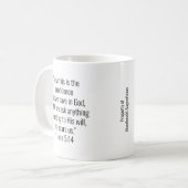 祈りの言葉はWIFIより良やる気を起こさせるい コーヒーマグカップ (正面左)