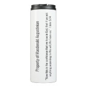 祈りの言葉はWIFIより良やる気を起こさせるい タンブラー (裏面)