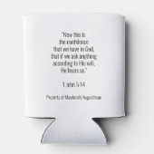 祈りの言葉はWIFIクリスチャンより良い 缶クーラー (裏面)