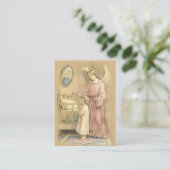 祈りの言葉へ守護天使ホーリーカード 名刺 (スタンド正面)