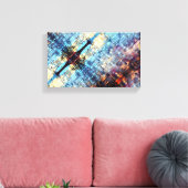 祈りの言葉ろうそく キャンバスプリント (インサイチュ (リビング))