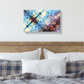 祈りの言葉ろうそく キャンバスプリント (インサイチュ (寝室))