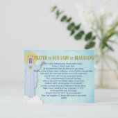 祈りの言葉をビーアンの女性に ポストカード (スタンド正面)