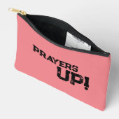 祈りの言葉アップピーチ アクセサリーポーチ (見開き)