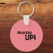 祈りの言葉アップピーチ キーホルダー (正面)