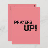 祈りの言葉アップピーチ ポストカード (正面/裏面)