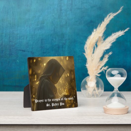 祈りの言葉イズテーブルトッププラークとイーゼル フォトプラーク (インサイチュ)